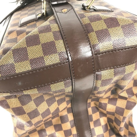 LOUIS VUITTON Brown Damier Canvas Boston Bag - Picture 8 of 14